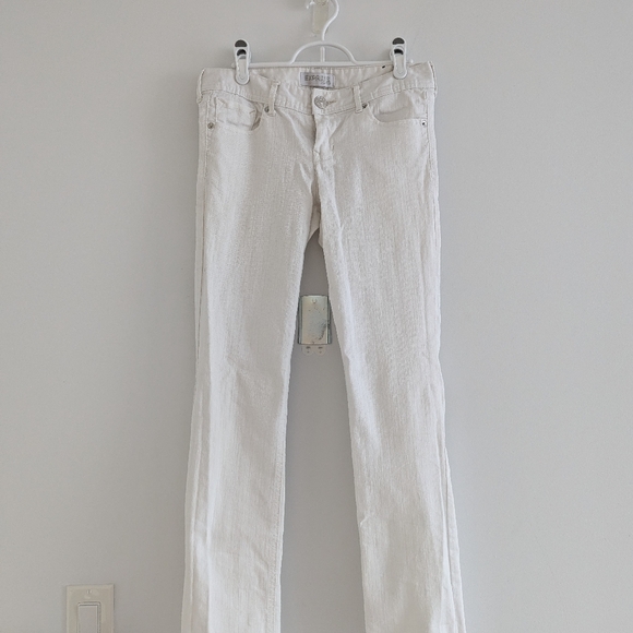 Low rise straight leg crop express jeans - Picture 2 of 5